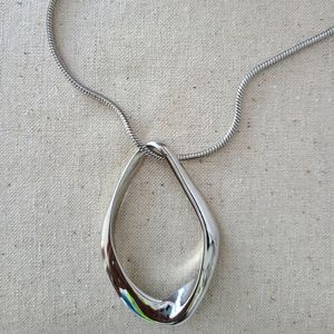 White House Black Market Stainless Steel Long Neck